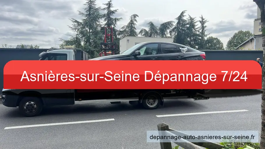 Dépannage et remorquage à Asnières-sur-Seine